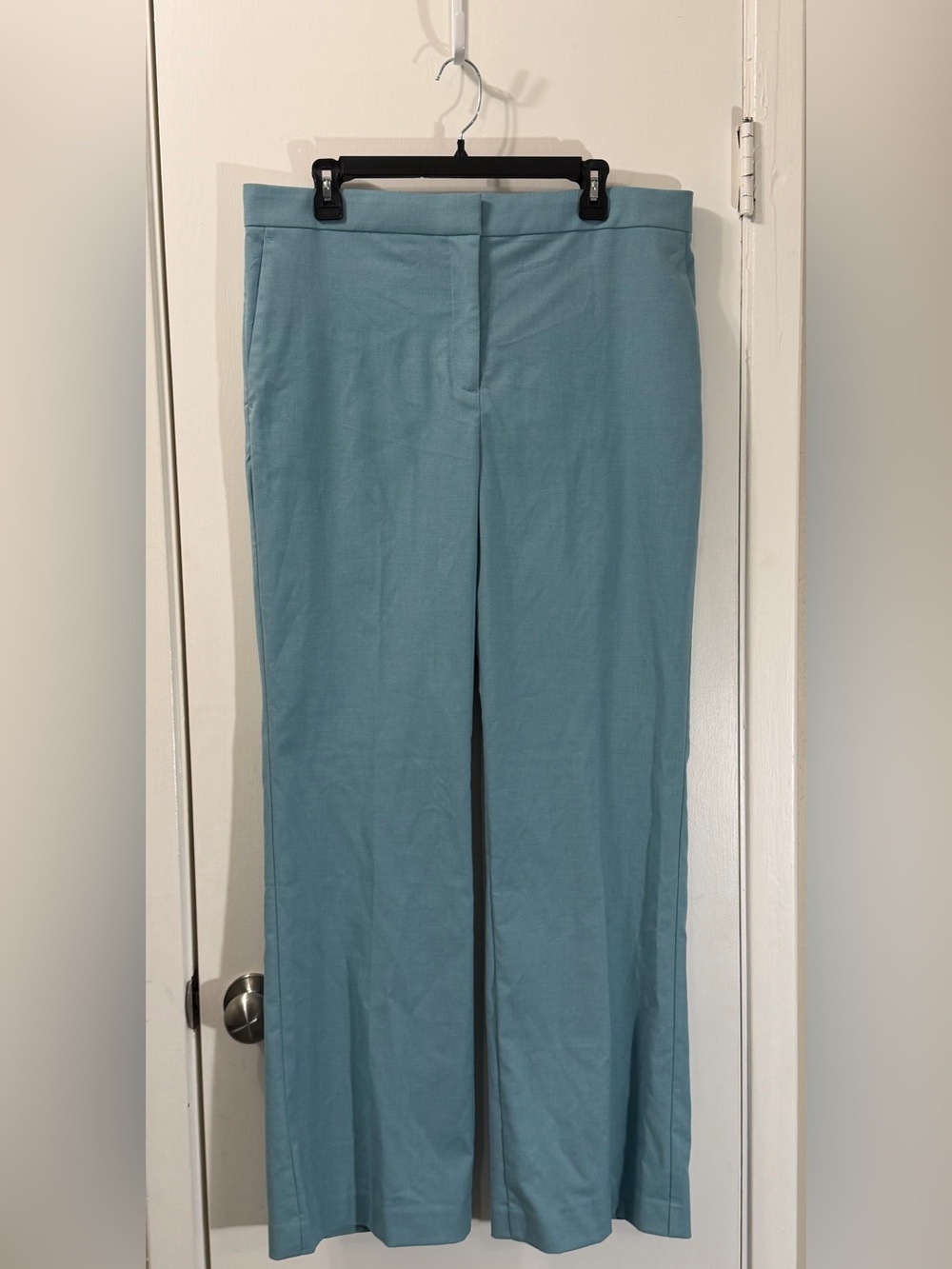 Ann Taylor Teal Straight-Leg Pants NWT